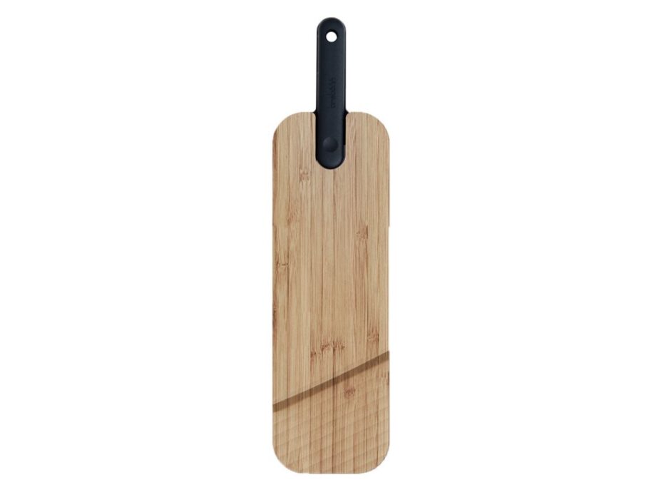 Bambusowa deska do krojenia Trebonn z nożem do salami