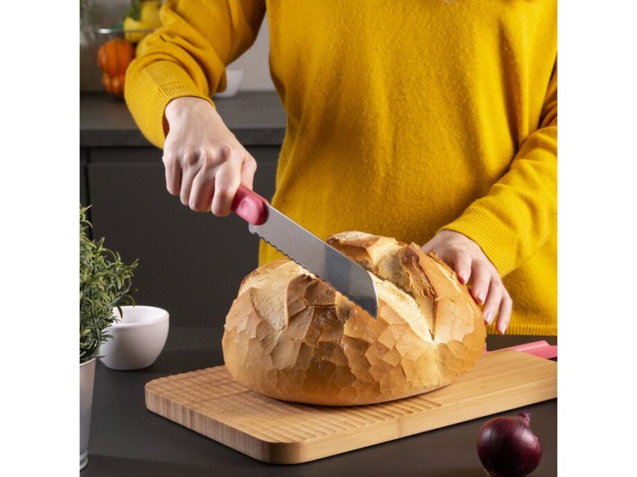 Deska do krojenia Trebonn Artù z nożem do chleba